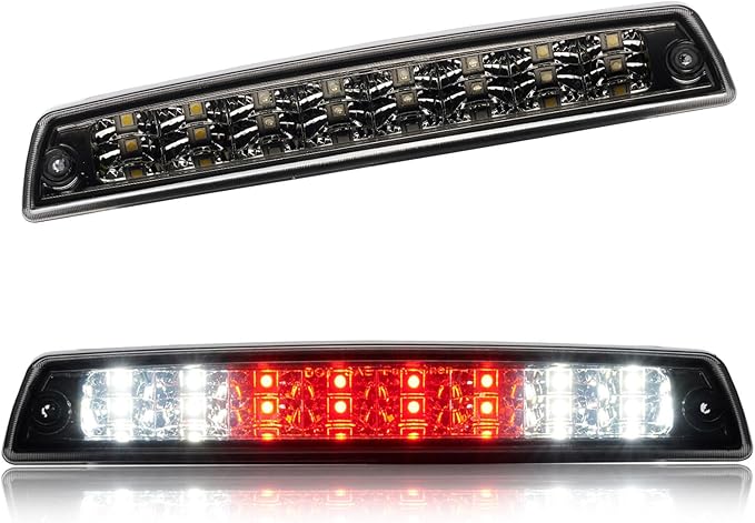 Third 3rd Brake Light LED for 1994-2001 Dodge Ram 1500/2500/3500, High Mount Rear Brake Lights Assembly, Waterproof Center Cab Cargo Lamp Stop Light (Smoke)