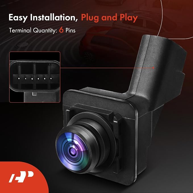 A-Premium Left Side Lane Depature Camera Compatible with Ford & Lincoln | Front View Parking Camera for 2015-2020 F-150 F150, 2016-2018 MKX, 2019-2022 Nautilus - Replace# FL3Z19G490A