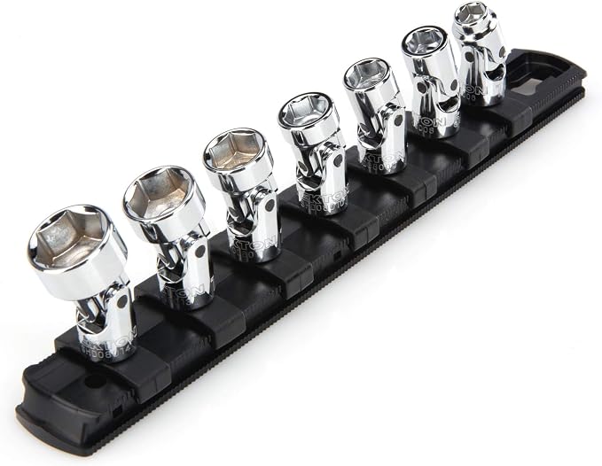 TEKTON 1/4 Inch Drive Universal Joint Socket Set, 7-Piece | SHD90109