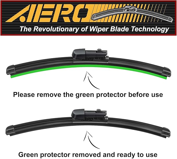 AERO Wipers Replacement for Subaru Ascent 2023 2022 2021 2020 2019, 26"+20" Front + 14" Rear, Premium All-Season Windshield Wiper Blades with Extra Squeegee Refills + 1-Year Warranty (Set of 3)