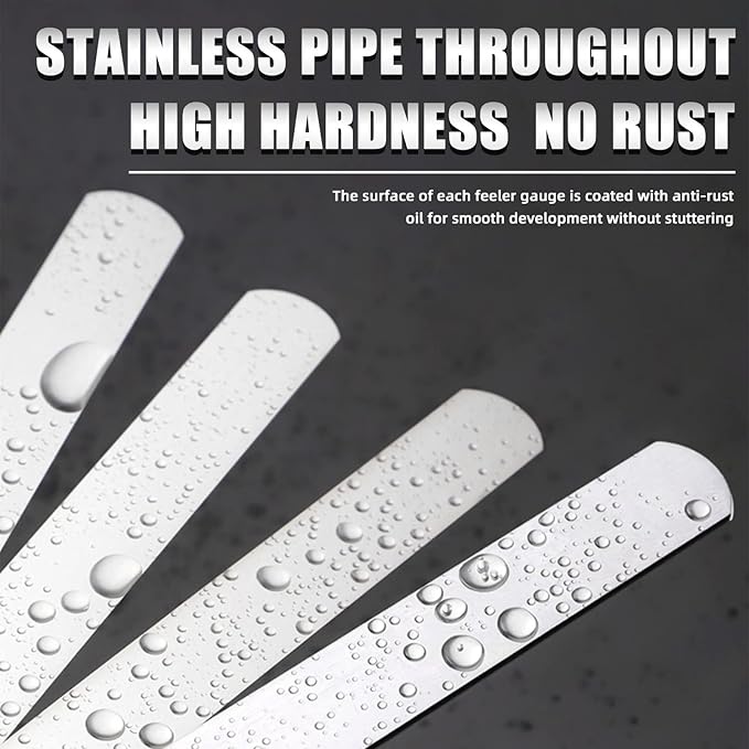 Swpeet 3Pcs AC Clutch Holding Tool Adjustable Clutch Holder and 4 in 1 Snap Ring Pliers with Stainless Steel Feeler Gauge Assortment Kit, Compatible with Domestic and Import AC Compressor