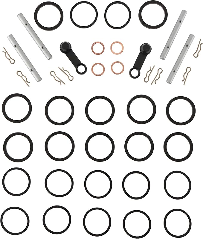 All Balls Racing Caliper Rebuild Kit 18-3096 Compatible With/Replacement For Yamaha VMX17 V MAX 2009-2018, YZF-R1 2007-2014