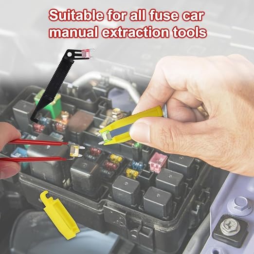 LUOWPZI 11PCS Automotive Electrical Connector Removal Tool Kit, Electrical Disconnect Pliers, Relay Puller, Hose Remover, Terminal Pin Extractor & Panel Clip Tool Set for Car Repair with Storage Bag