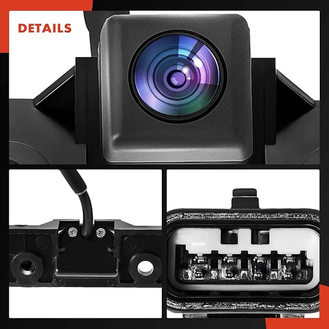A-Premium Park Assist Camera Rear View Backup Reverse Camera Compatible with Select Nissan Models - 2017-2023 Titan, 2016-2023 Titan XD Fit Without AVM (Around View Monitor) - Replace# 28442EZ00A