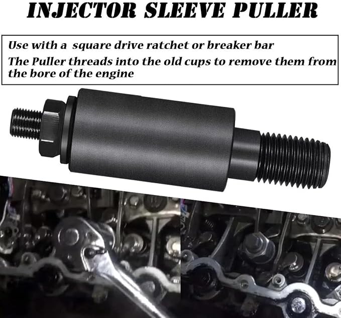 Fuel Injector Sleeve/Cup Remove & Install Tool Kit for All Ford Engines 6.0L and 6.4L 2003-2010