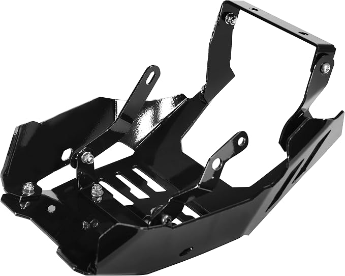 ALMULOO Skid Plate Compatible with 2018-2021 Honda Monkey 125 Z125 Black Aluminum Powder Coated