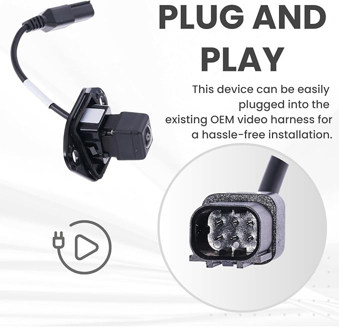 Backup Camera Replaces for 2015 2016 2017 2018 Toyota Avalon/Avalon Hybrid OE Part# 8679007020, 86790-07020