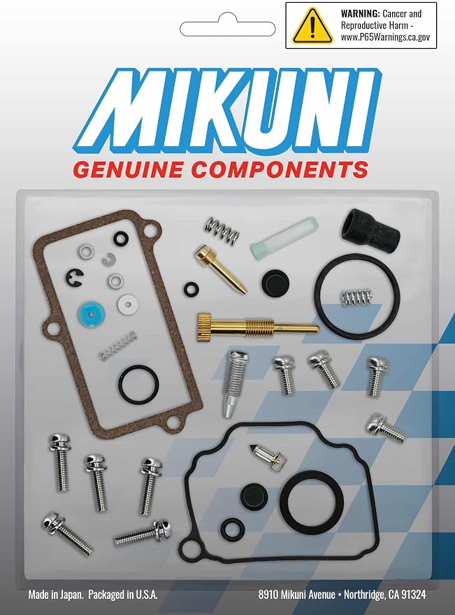 Mikuni Carburetor Rebuild Kit for 2008-2022 Yamaha TT-R110