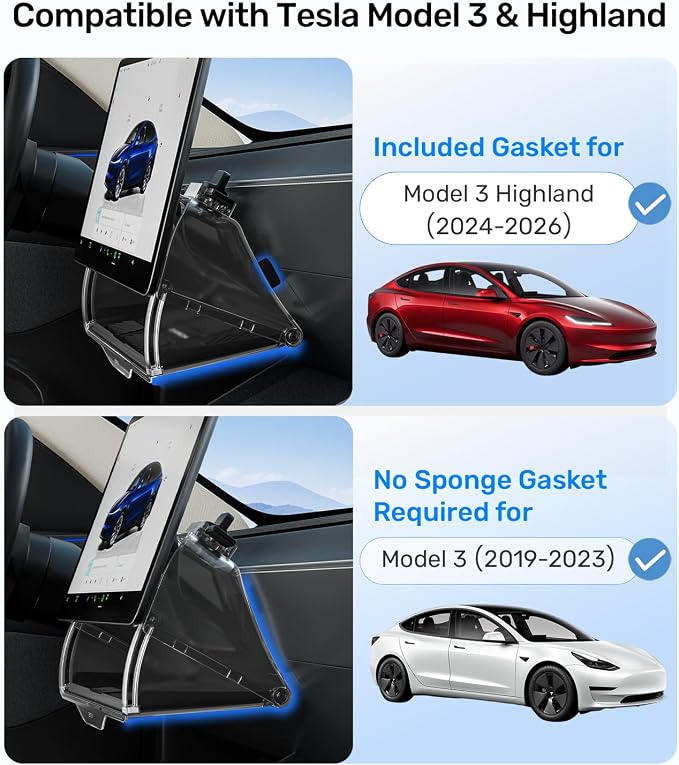 Zanch (Upgraded) Tesla Model 3 Under Screen Storage Box [Hidden Design, Factory-Fit], Adds Extra Storage & Keeps Items Hidden for Privacy, Model 3 (2020–2025) / Highland (2025–2026) Accessories
