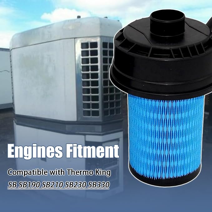 6 x Air Filter Replacement for Thermo King SB SB190 SB210 SB230 SB330 11-9300 119300 129300 LAF9300 201293002 WA10060 AF26661 AF25119 RS5387 RS5387KIT