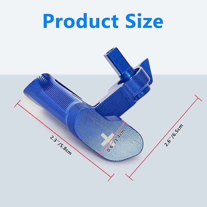 Aluminum F3 Paddle Shifter Thumb Throttle Control Thumb-Tap Shift Controller for Can Am Spyder F3/F3-S/F3-T/F3-L 2015-2023 and RT/RT-L 2011-2023 Models Accessories(Blue Style)