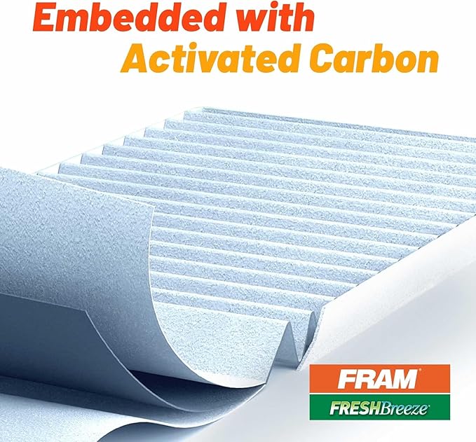 FRAM Fresh Breeze Cabin Air Filter with Arm & Hammer Baking Soda, CF11815 for Select BMW and Mini Vehicles
