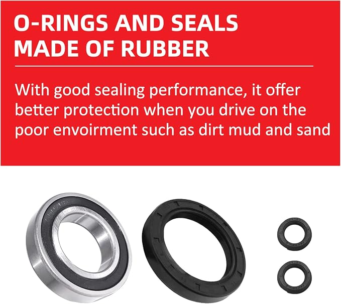 JAVIK Rear Brake backing Plate with Bearing Seals Spring Kit for Honda Fourtrax 300 TRX300 TRX300FW 2x4/4x4 1988-2000