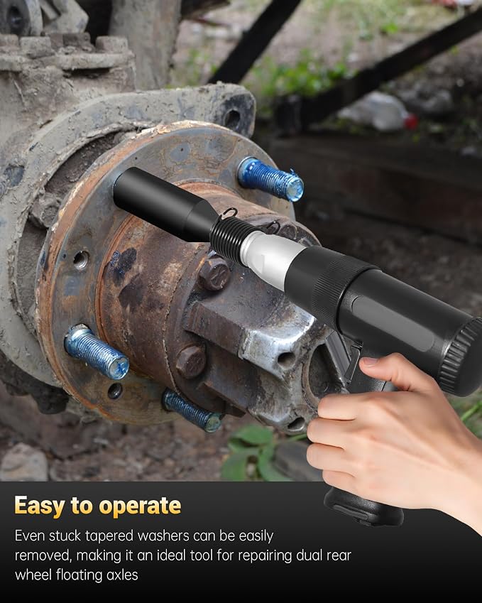 5098 Cone Washer Removal Tool, Cone Washer Removal Adapter for Use on Dual Rear Wheel Floating Axles