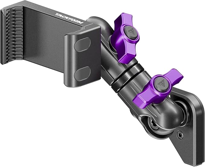Tackform Link Vent Mount Universal Phone Holder - Compatible with BlueCruise, 2021-2025 Ford F150 & Raptor, 2023-2025 Ford Super Duty | Aluminum | Zero Slip | 3.5" Arm | Purple