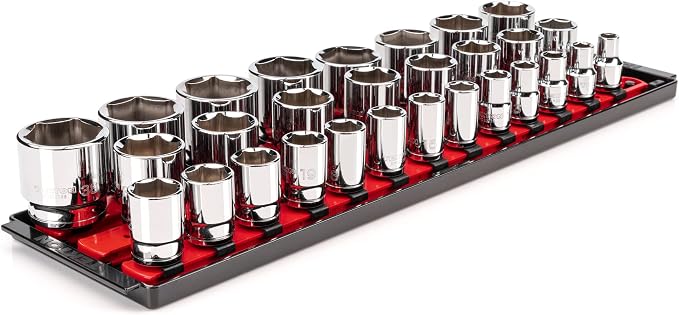 TEKTON 1/2 Inch Drive 6-Point Socket Set, 29-Piece | SHD92124