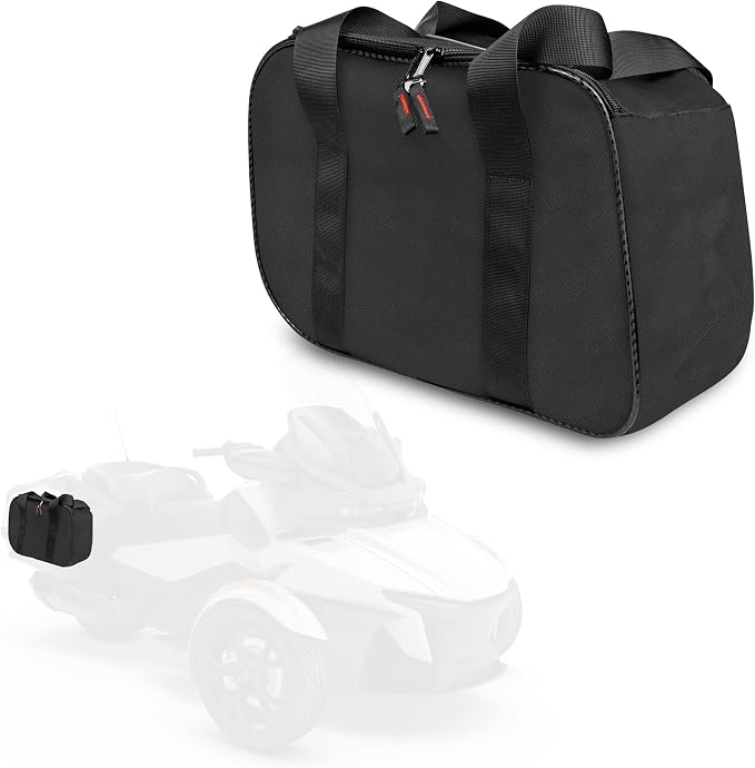 1 Piece Removable Side Saddlebag Luggage Storage Bag for Can Am Spyder RT, RT-L, RT-S (2011+) Accessories with Hand Strap