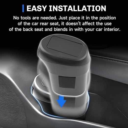 SXCY 2PCS for Toyota Crown Signia Trash Can for 2022-2024 2025 Toyota Crown Signia Accessories Front Door Side Trash Can [OEM-Fit] Garbage Bin Waterproof Leak-Proof Trash Bin w/Lid Odor-Free Storage