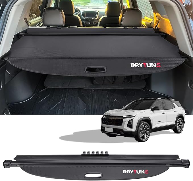 Cargo Cover for Chevy Equinox & GMC Terrain 2018-2024, Retractable Trunk Cover Privacy Shade, Not for EV Model