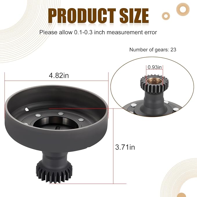 Centrifugal Clutch Drum for Honda TRX200 TRX200D Recon 250 TRX250TE TM TRX250EX TRX250X 1990-2023 22500-HM8-A40 22500-HS0-A00