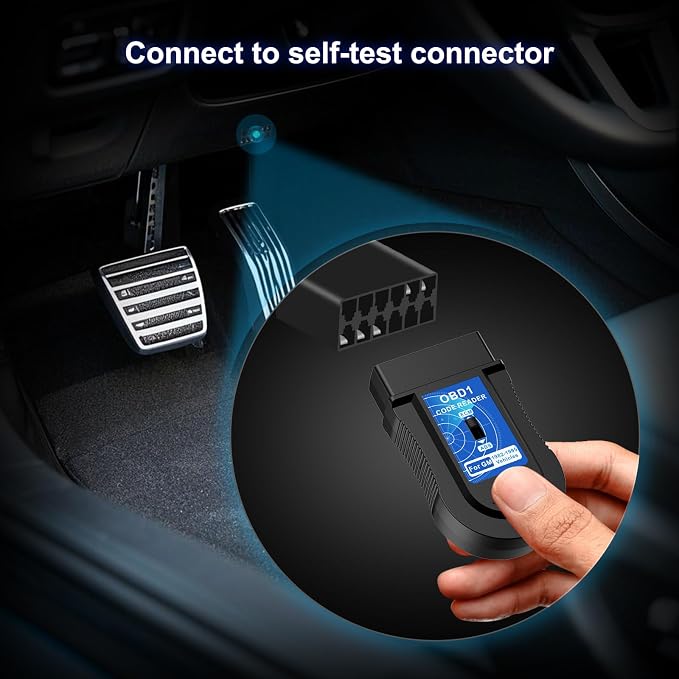 JOPLAY OBD1 Scanner and Code Reader ONLY Compatible with GM 1982-1995 Vehicles, ECM ABS Diagnostic Scan Tool with Instructions in English, Spanish, and French (Blue)
