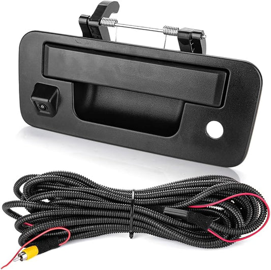 Tailgate Handle Backup Rear View Camera for Nissan Titan 2013-2015 | Tailgate Reverse Parking Assist Camera Assembly | Replaces # 906069FM1A