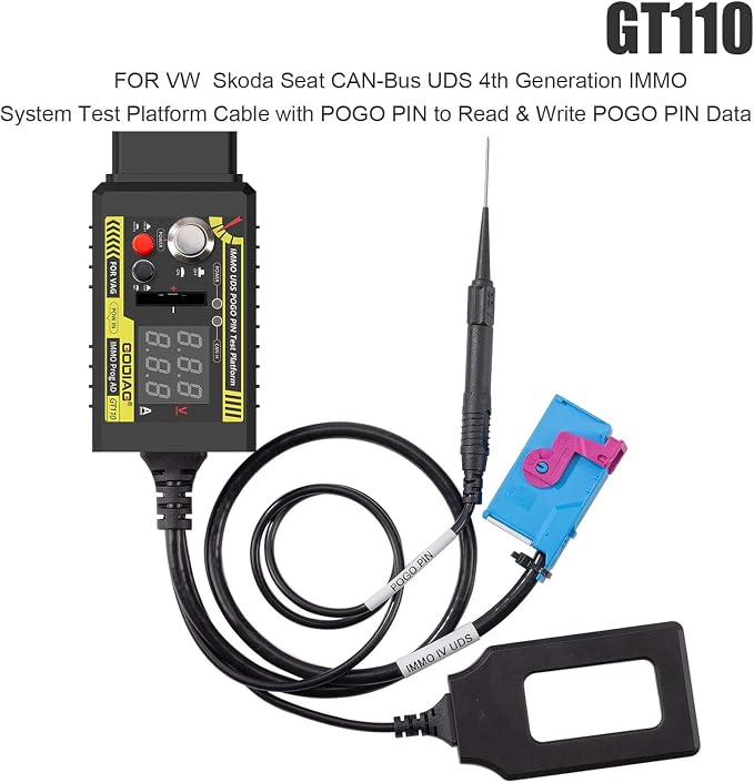 GODIAG GT110 CAN-Bus UDS Test Platform Cable with POGO PIN for 4th Generation Dashboard Connection