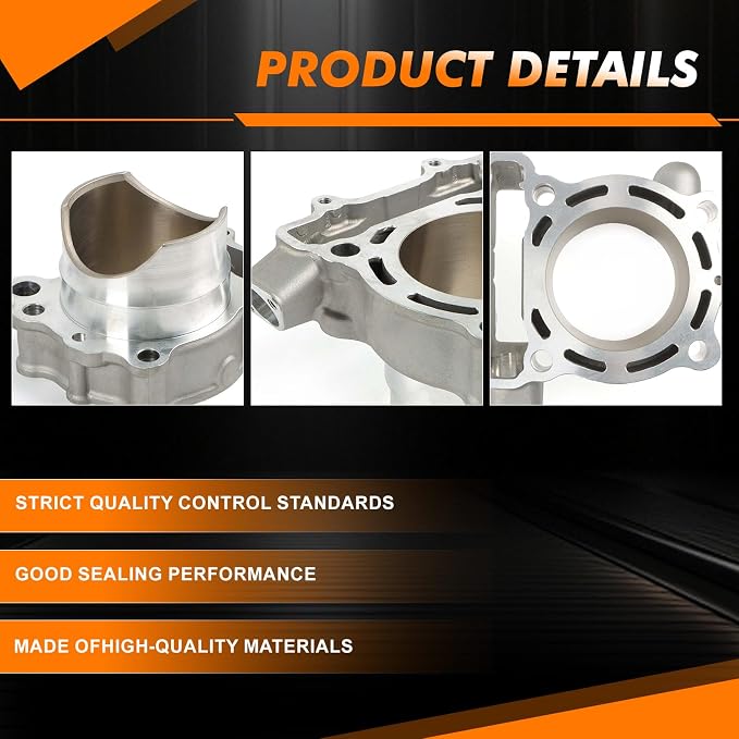 Cylinder Piston Rings Gaskets Kit for Kawasaki 2009-2016 STD 77mm Standard Bore Cylinder OE#KX250F KXF250