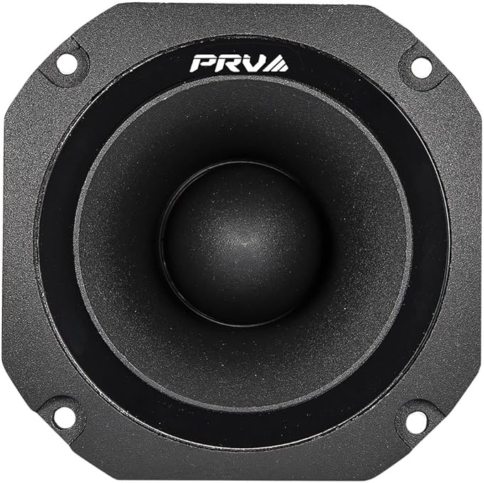 PRV AUDIO TW700Ti Black 4 Inch Titanium Bullet Tweeter TW700Ti 240 Watts, 8 Ohm Super Tweeter, Built-in Capacitor Pro Audio High Frequency Driver (Single)