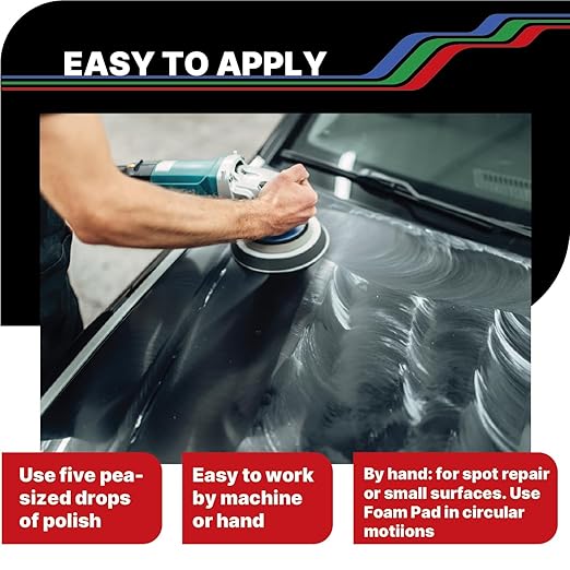 LAUCO Paint Correction Compounds Step 1, 2, 3 – 16oz, Swirl Remover 8oz Kits, with a Towel, Silicone-Free, Clear Coat Safe Scratch Remover, Swirl Correction & High Gloss Finishing 36424