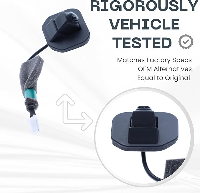 Backup Camera Replaces for 2020 2021 2022 2023 Nissan Sentra w/o Surround View OE Part # 284426LW1A 284426LA0A 284426LW0A 284426-LW1A 284426-LA0A 284426-LW0A