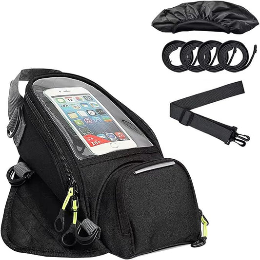Keiti Magnetic Tank Bag for Motorcycles Universal Phone Holder Water Resistant Gas Tank Pouch (TB-02K)