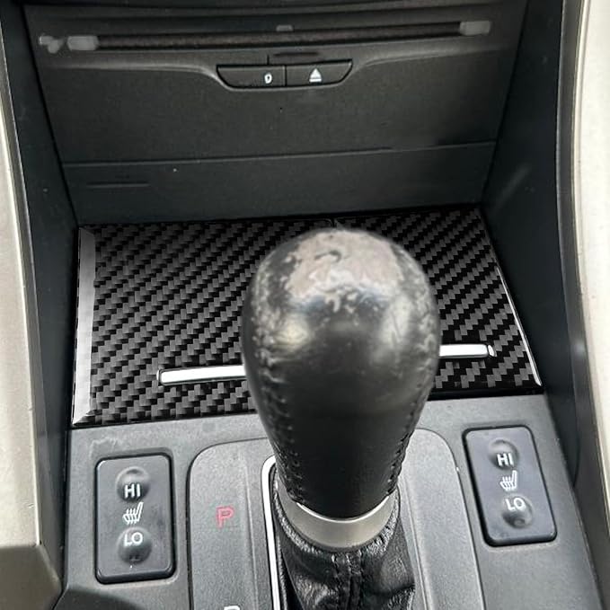 black soft carbon fiber car interior ashtray 2/piece decorative sticker suitable for Acura TSX 09-14 carbon fiber car interior