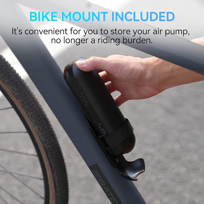 CYCPLUS Tire Inflator A2 + GPS Bike Computer G1