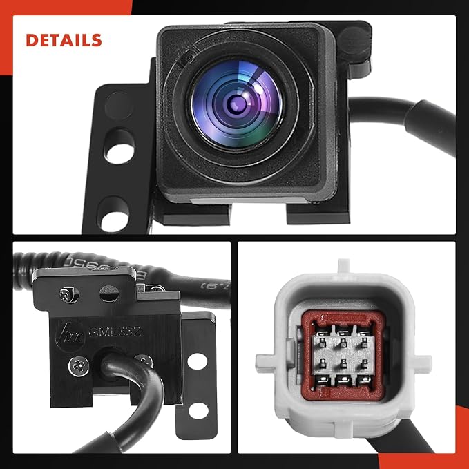 A-Premium Rear View Backup Camera Compatible with Cadillac | Parking Camera for 2016 2017 2018 2019 ATS