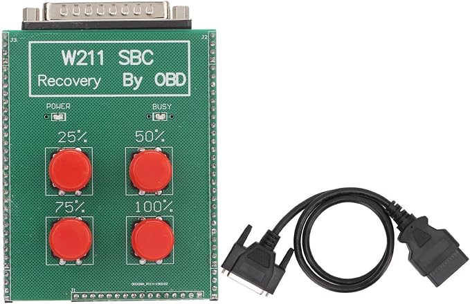 Aramox SBC Reset Tool, ABS Brake Control System Repair Tool with LED Indicator, Green, for Mercedes W211 E Class R230 SL Class