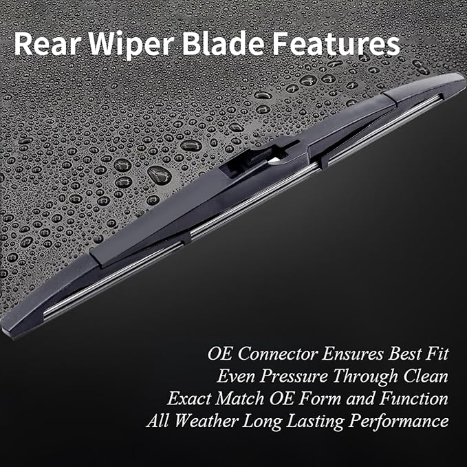 Windshield Wiper Blades for 2022 2023 2024 2025 2026 Chevy Trailblazer - 24" + 18" + 11" Rear - Complete Set of 3 Front and Back Replacement Wipers - All Weather Performance