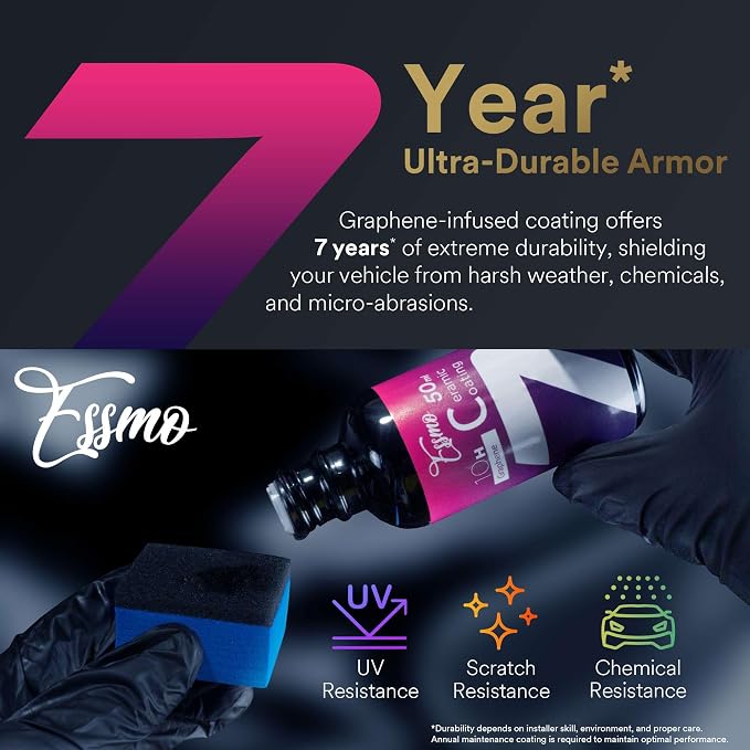 30 ml 10H Graphene Ceramic Coating Spray for Auto Cars High Gloss Hydrophobic Protection UV and Scratch Resistant Long-Lasting Shine