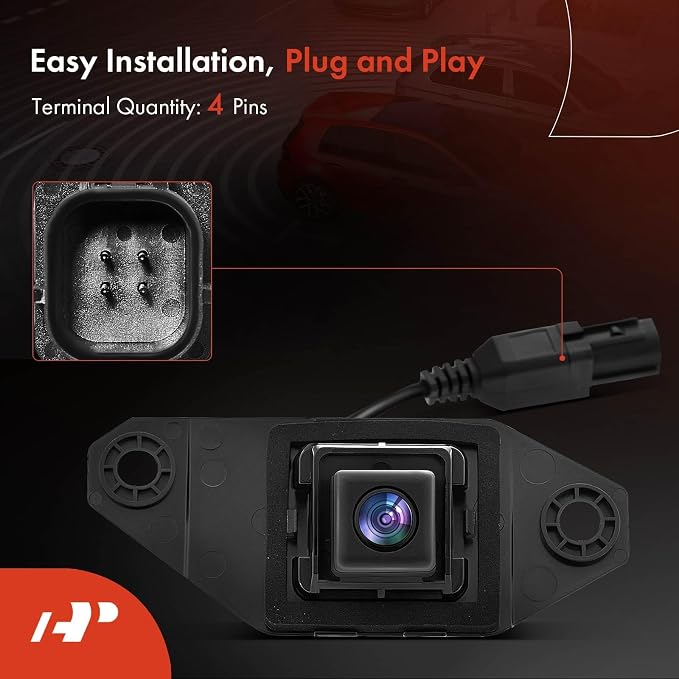 A-Premium Rear View Backup Camera Compatible with Scion | Parking Camera for 2014 2015 xB - Replace# 55TO403