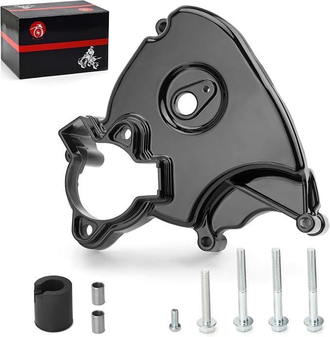 Left Engine Front Drive Sprocket Cover & Bolt Compatible with Suzuki GSX1300R Hayabusa 1999-2007 11361-24F10