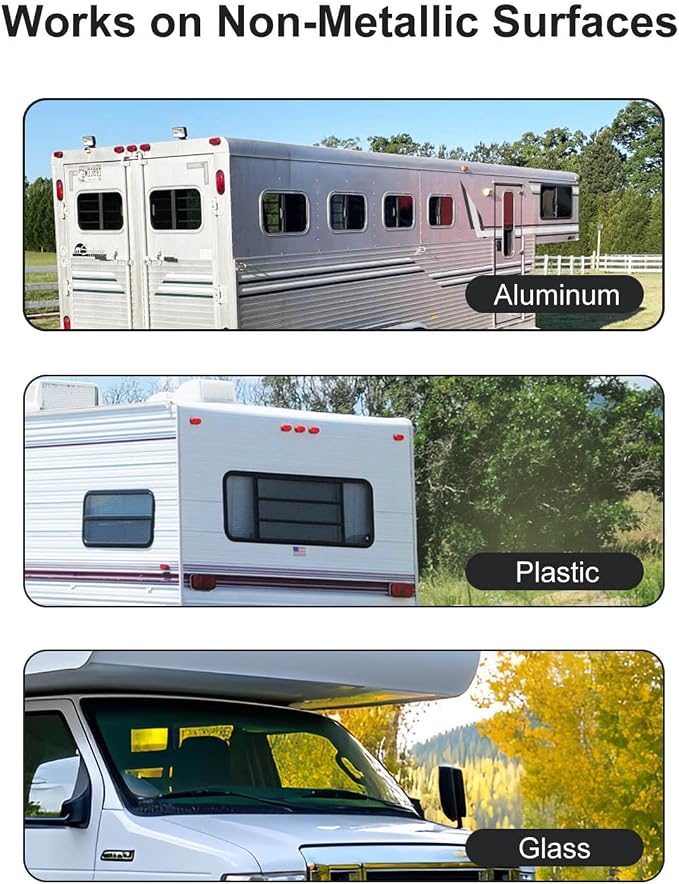 1080P Magnetic Wireless Backup Camera and Metal Plate, WiFi Hitch Camera with Long-Lasting Battery,Night Vision,IP69K, Easy Installation for RVs, Trucks, Trailers