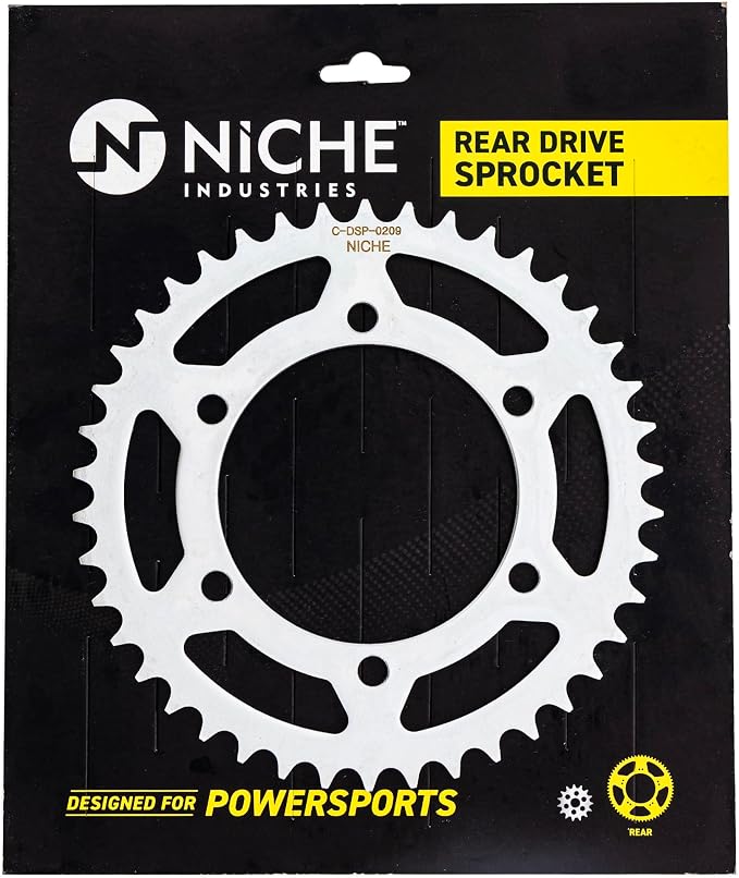 NICHE Drive Sprocket Chain Combo for Kawasaki Ninja 300 EX300 Z300 Front 14 Rear 42 Tooth 520V O-Ring 106 Links