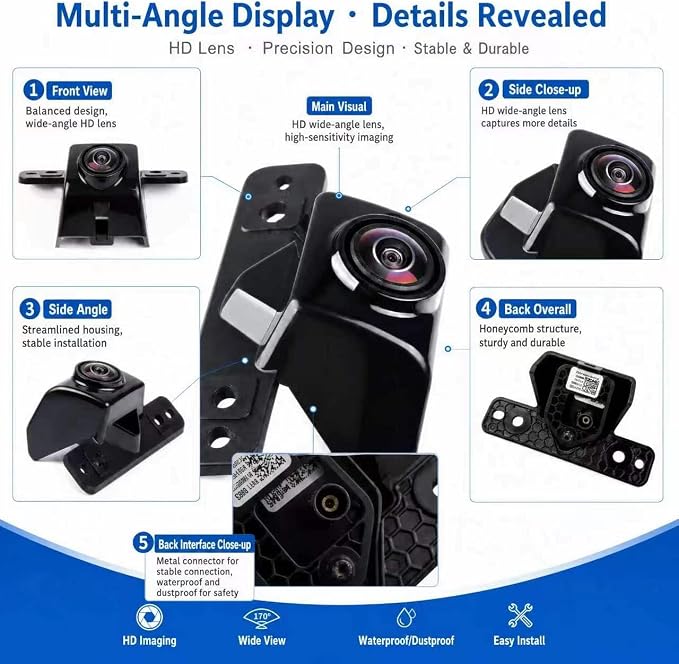 No. 84710883 Rear View Backup Reverse Parking Camera/Rear View Camera | For 2021-2023 Chevy Suburban Tahoe & GMC Yukon Yukon XL Cadillac Escalade 2022 2023 Park Assist Camera - Rear 8471-0883