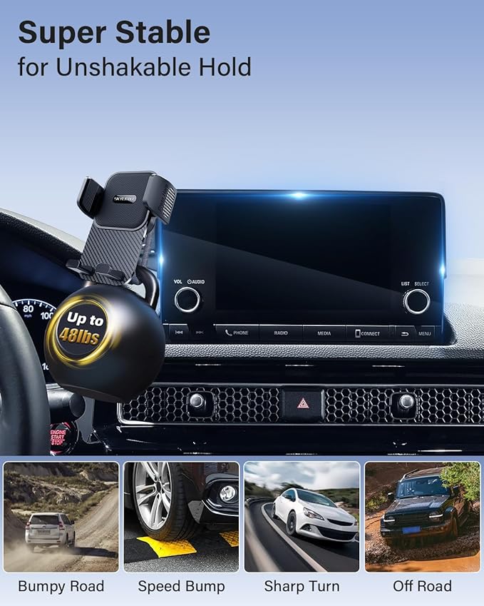 SKYLOTEC Car Phone Holder for Chevrolet Chevy Equinox 2025 2026 Accessories 11.3-inch Screen Fixed Clip, Automobile Cradles Phone Mount, Cell Phone Base Not Block Air Vent(Not for EV)