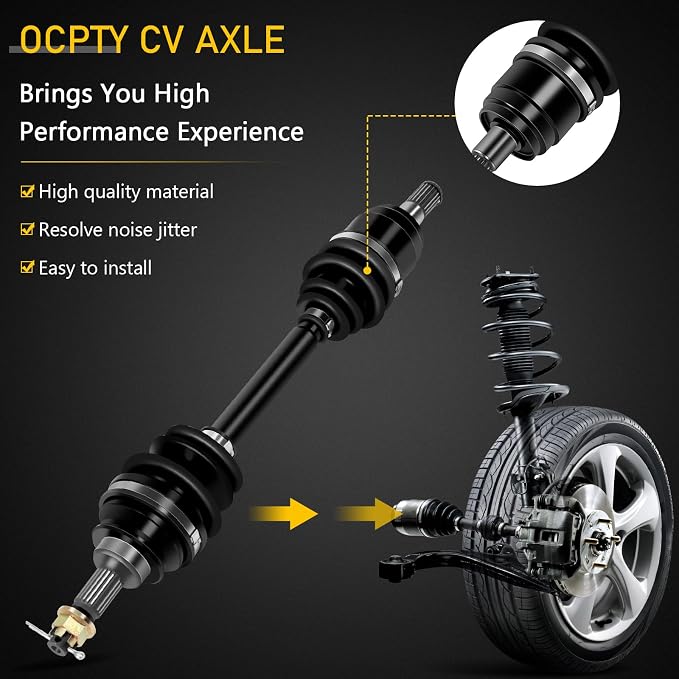 OCPTY CV Axle Drive Shaft Assembly 2005-2017 fitS for Honda Foreman Rubicon 500 650 680 Front Left Right