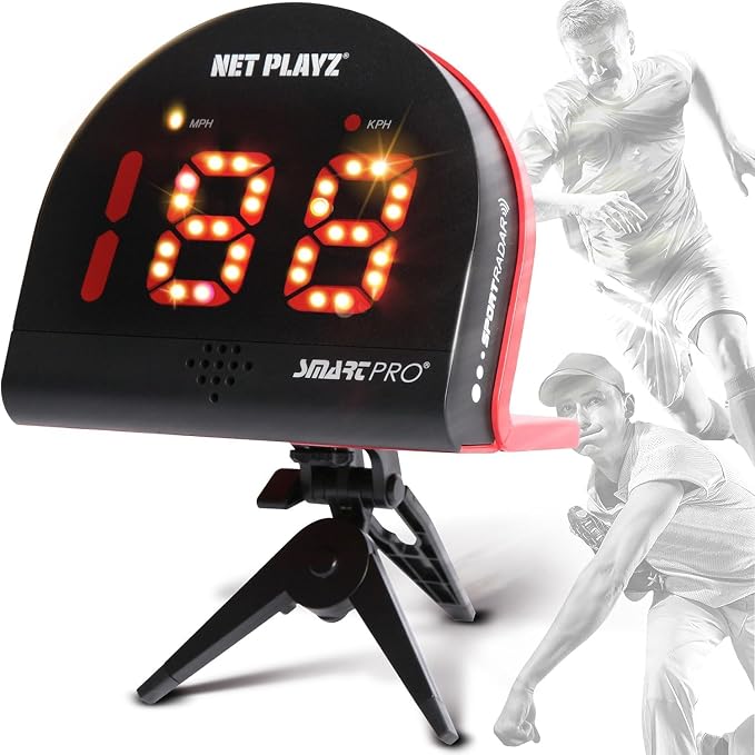 Multi-Sports Personal Speed Radar Detector Gun, Measurement Baseball Pitching, Bat Swinging and Soccer Shooting Speed