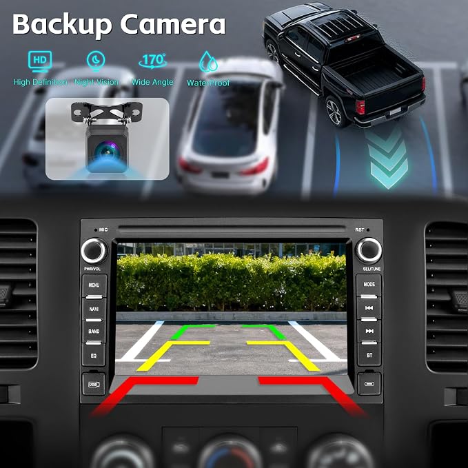 Car Stereo Radio for Chevy Silverado 2007 2008 2009 2010 2011 2012 2013, Chevy Silverado 1500 GMC Sierra Radio for Android 15 Carplay Android Auto with Backup Camera
