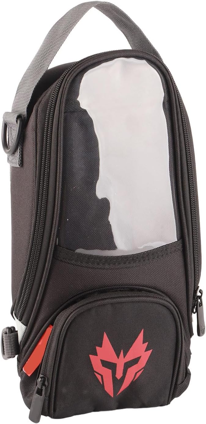 Tank Bag, Magnetic Tank Bag Oxford Fabric High Strength Fuel 4.5L Large Capacity Navigation Package Magnetic Atv for (Red)