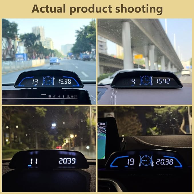 AZIJYV GPS Speedometer,Heads Up Display for Cars G3,Digital Speedometer for Car with Speed, Fatigue Driving Alarm,Overspeed Alarm,Speedometer for Car for All Vehicles
