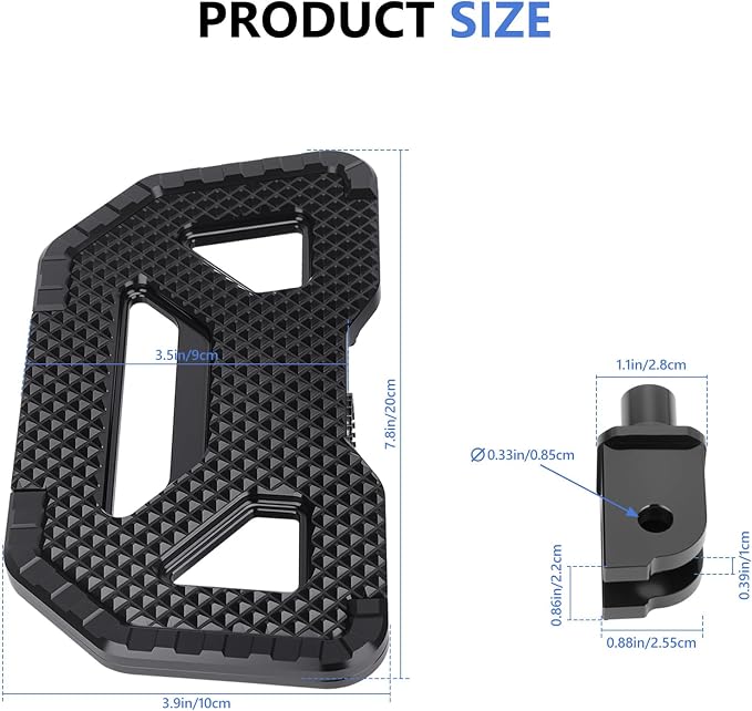 Foot Pegs for Harley Softail 2018-2025 CNC Adjustable Floorboards | 360° adjustable billet CNC aluminum foot pegs with an anti-slip design for superior comfort and control.